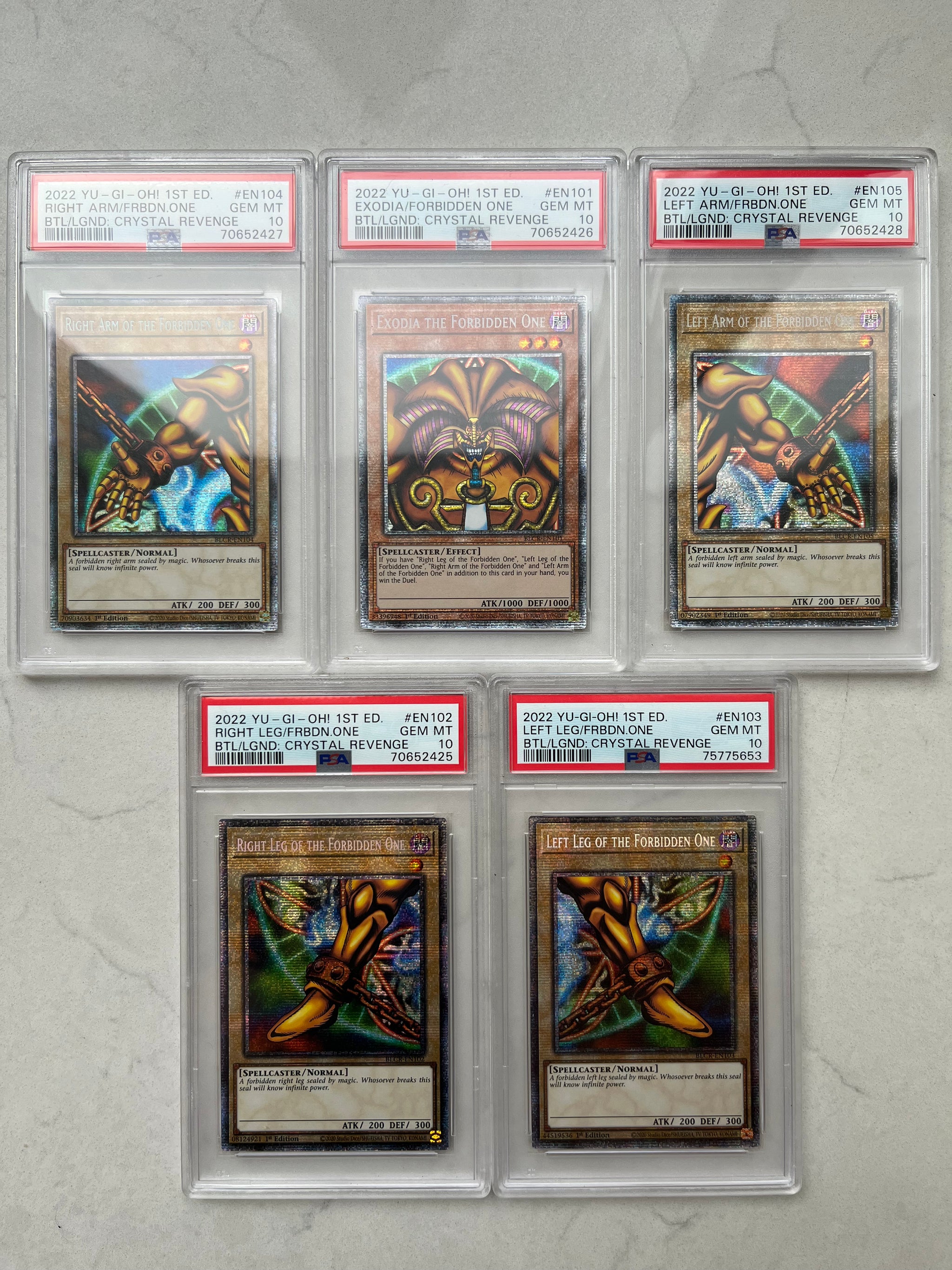 Exodia Starlight PSA 10 Set – Cash Cow Games
