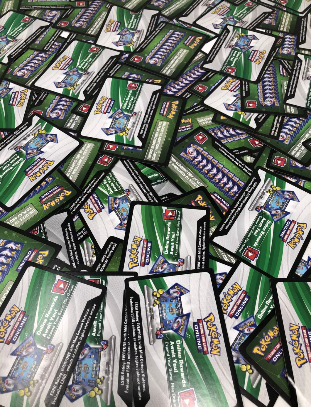 Pokemon 1000 Unused Code Card Collection